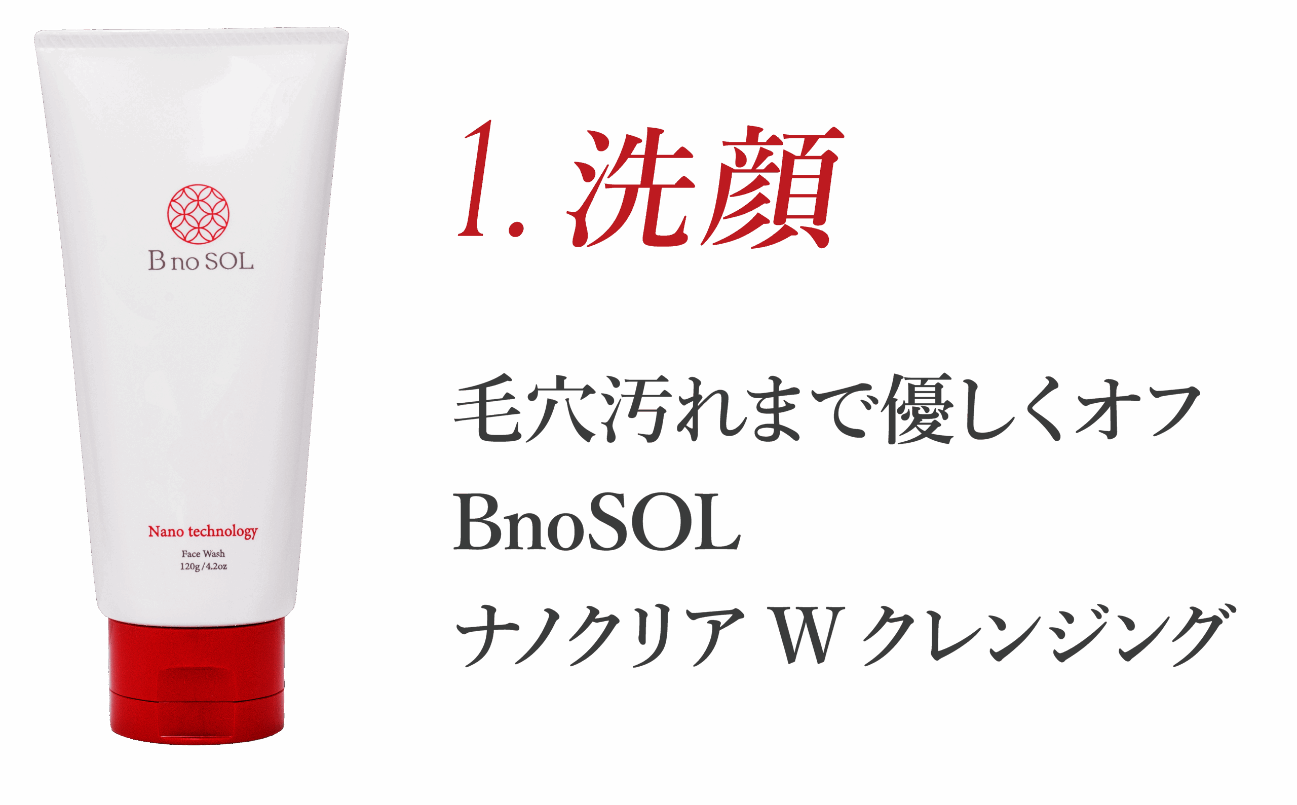 BnoSOL ナノクリア Wクレンジング