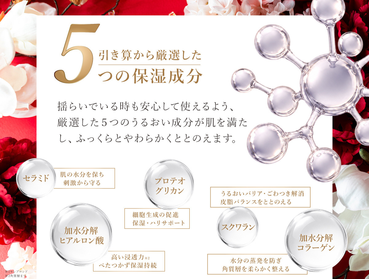 BnoSOLの共通保湿成分